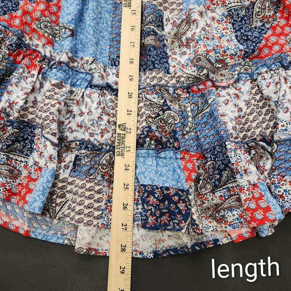 NWT Patchwork Midi Dress - Multicolor - Picture 4 of 9